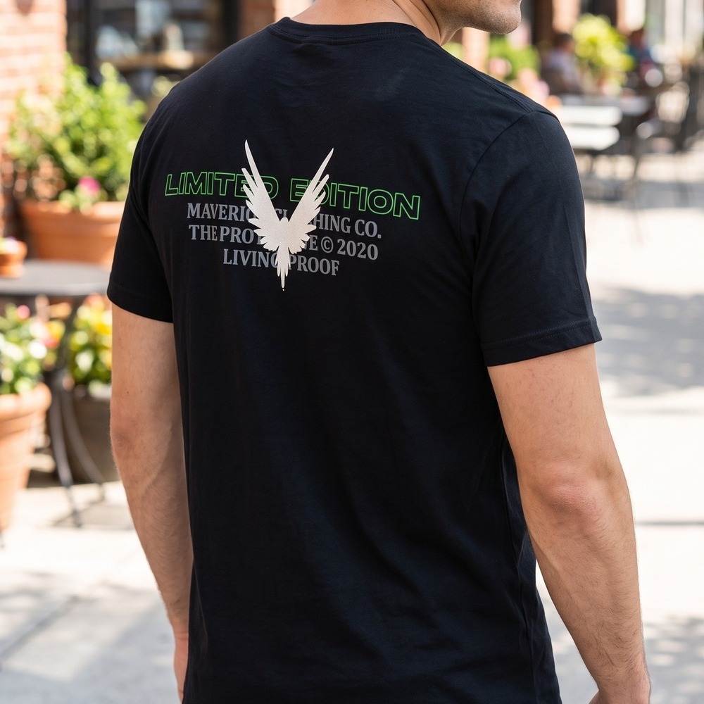 Maverick Clothing Co Logan Paul Limited Edition Black Neon Green Graphic T-Shirt